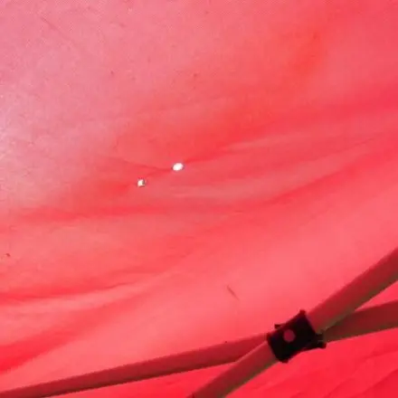 Keine Wasserbeutel/Wasseransammlung mehr im Pavillon