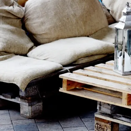 Balkonmöbel aus Europaletten