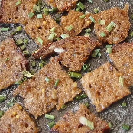 Gebratenes Brot / günstiges & schnelles Mittagessen