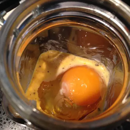 Eier im Glas aus dem Wasserbad - ganz einfach & lecker