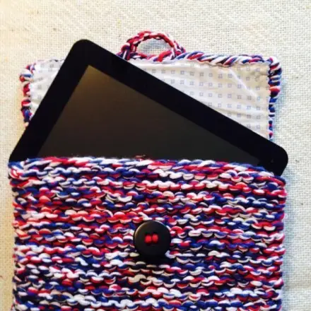 Tablet Tasche selbst gemacht