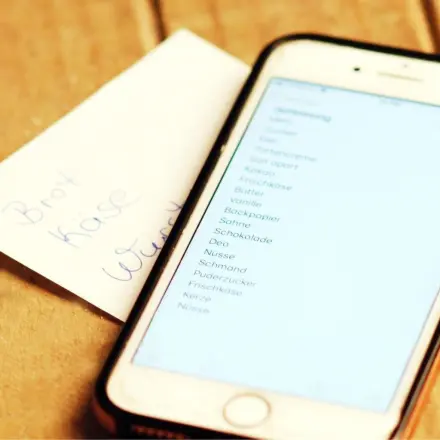 Gedächtnistraining mit Einkaufszettel