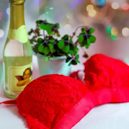 Rote Unterwäsche zu Silvester