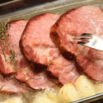 Große Fleischpfanne für die Party