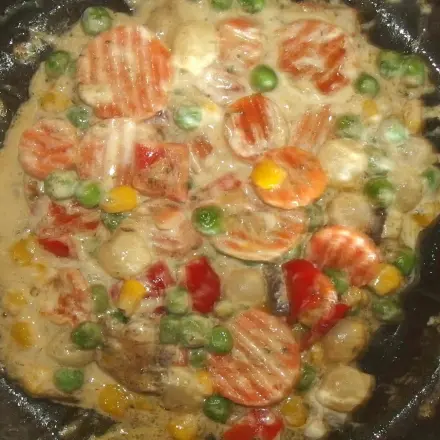 Schnelles Mittagessen - Gemüsepfanne