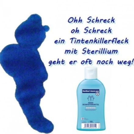 Tintenkiller-Flecken entfernen