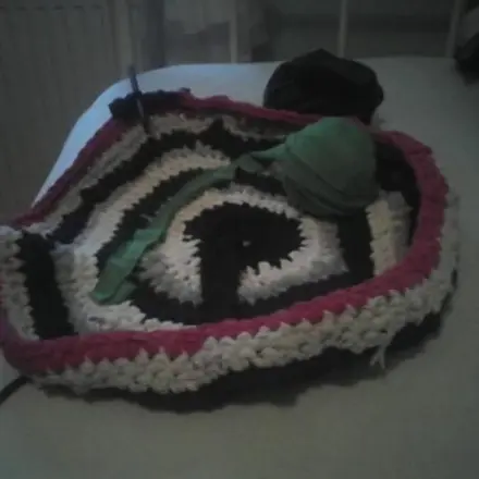 Eine "Höhle" für die Katze häkeln