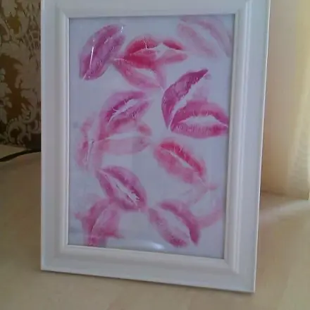 Lippenstiftbild für euren Valentinsschatz