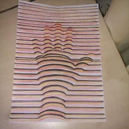 3D Hand selbstgemalt
