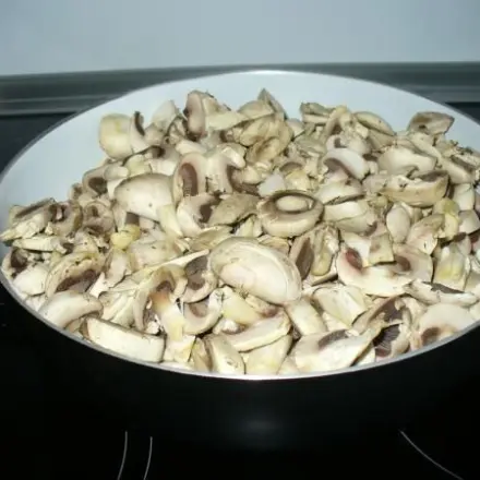 Gebratene Champignons / Pilze platzsparend einfrieren
