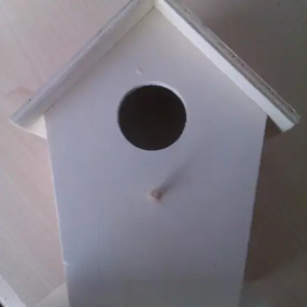 Billiges Vogelhäuschen verschönern