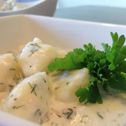 Saure Rahmkartoffeln