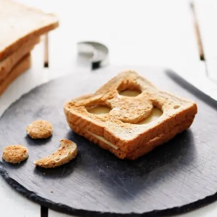 Käse-Toast-Smiley