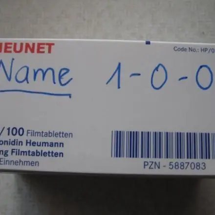 Medikamente mit Namen beschriften