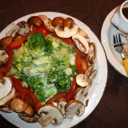 Gemischter Salat mit extra Shrimps