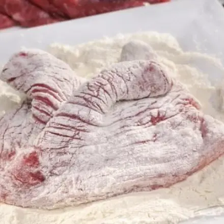 Schnitzel panieren und kein Mehl verschwenden