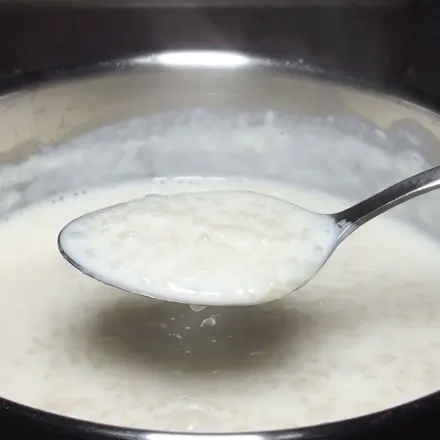 Milchreis kochen und Energie sparen