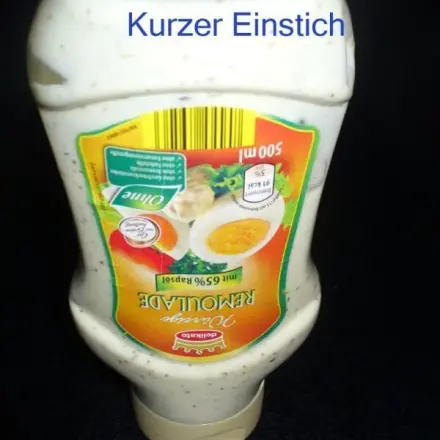 Mayonnaise & Remoulade kommt leicht aus der Flasche