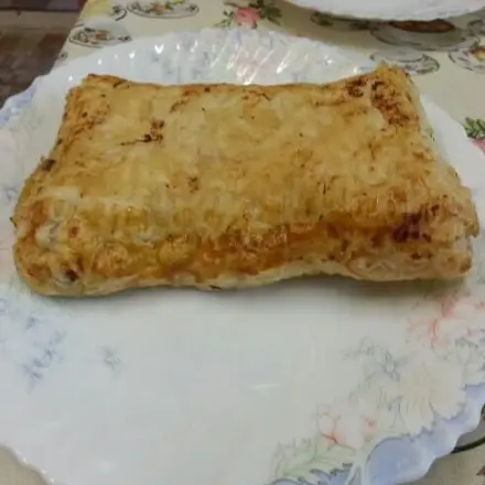 Landtaschen mit Hackfleisch, Kochschinken & Schafskäse