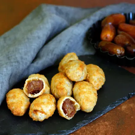 Datteln aus dem Backofen