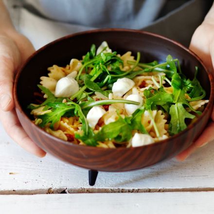 Nudelsalat mit Rucola