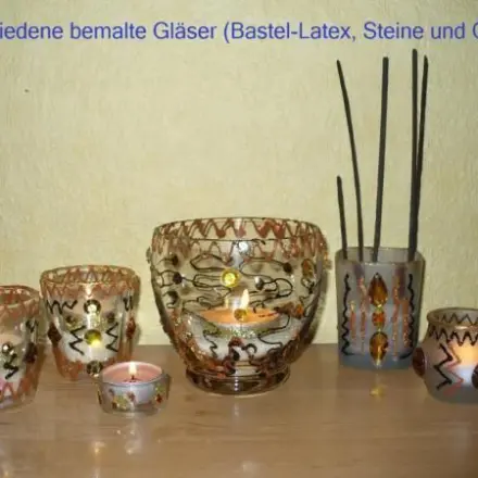 Schlichte Gläser - Dekorative Gläser