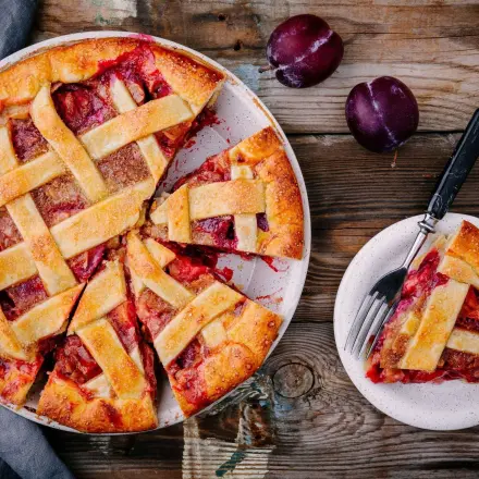 Pflaumenmuskuchen