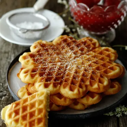 Lockere Waffeln