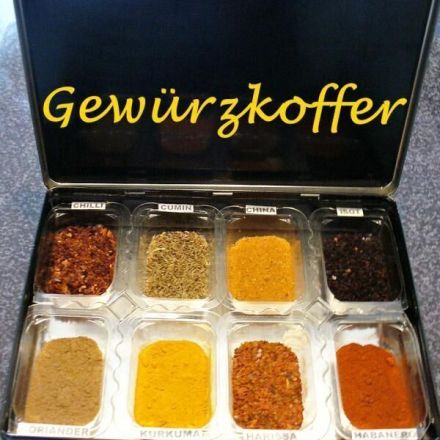 Praktische Gewürzdose - "Gewürzkoffer"
