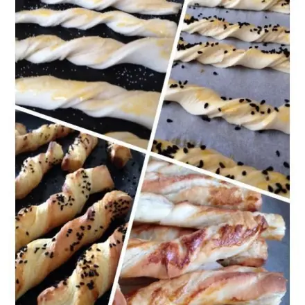 Knabberstangen aus Blätterteig