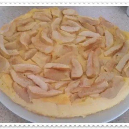 Grießkuchen mit Äpfeln ohne Mehl