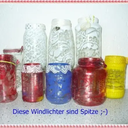 Romantische Gläser und Teelichthalter
