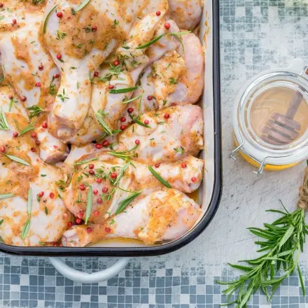 Knoblauch-Honig-Marinade mit Senf