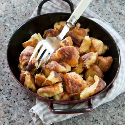 Schwäbischer Stierrum - herzhafter Kaiserschmarren