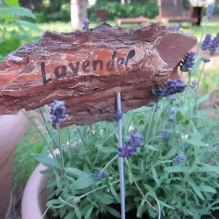 Kräuter- und Pflanzenschilder herstellen