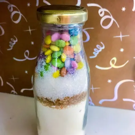 Keksmischung im Glas