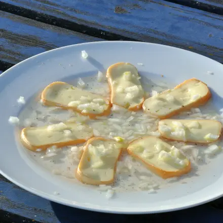 Limburger - fränkische Art - mit Essig und Öl