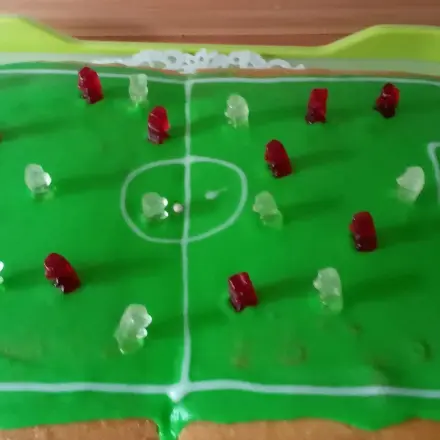 Passend zur WM: Fußballkuchen