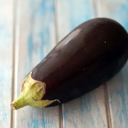 Auberginen aus der Mikrowelle
