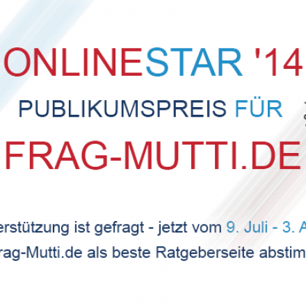 OnlineStar: Frag-Mutti in der Hauptwahl - Abstimmen!