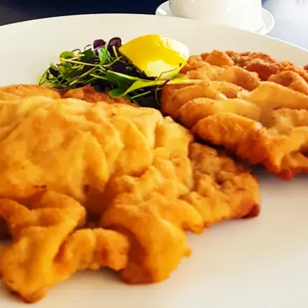 Schnitzel aufwärmen