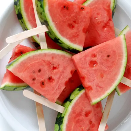 Wassermelone am Stil