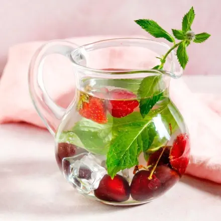 Zuckerfreies Erfrischungsgetränk