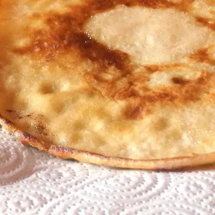 Pfannkuchen entfetten