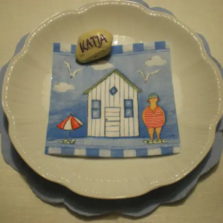 Maritime Tischdekoration zum Geburtstag