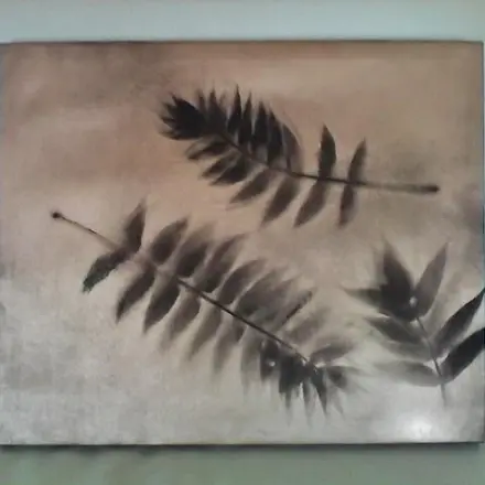 Leinwand-Bild in Gold-Kupfer-Optik DIY