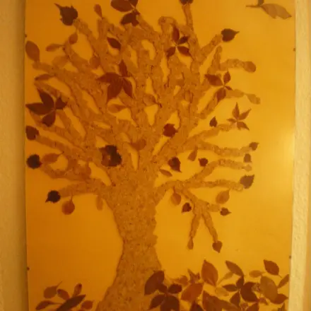 Bilder aus Blättern selber herstellen