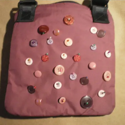 Einfache Tasche verschönern