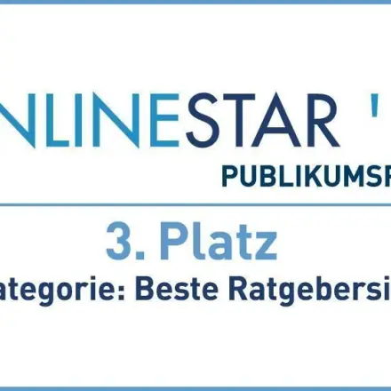 OnlineStar 2014: Frag-Mutti.de belegt 3. Platz!