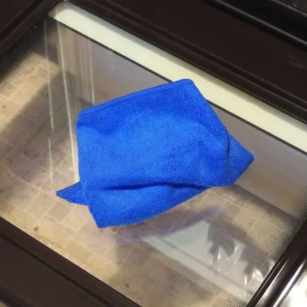 Glas-Ofentür reinigen